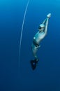 Free diver Royalty Free Stock Photo