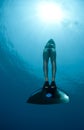 Free diver Royalty Free Stock Photo