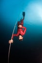 Free diver Royalty Free Stock Photo