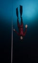 Free diver Royalty Free Stock Photo