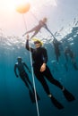 Free diver Royalty Free Stock Photo
