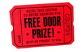Free Door Prize Royalty Free Stock Photo