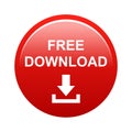 Free download button Royalty Free Stock Photo