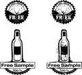 Free Drink Rubber stamp