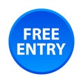 Free entry button Royalty Free Stock Photo
