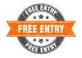 free entry stamp Royalty Free Stock Photo