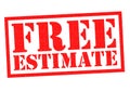 FREE ESTIMATE Royalty Free Stock Photo