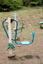 Free exercise equipment in open space