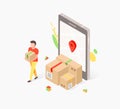 Free, express, fast delivery, shipping concept