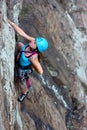 Free female climber Royalty Free Stock Photo