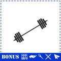 Free flex gear crossbar icon flat