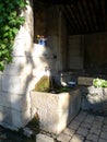 Free flowing drinking water and fountain in Nice, France