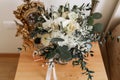 Free form bridal bouquet