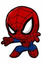 free Illustrations Vector Cartoon Spiderman logo Royalty Free Stock Photo