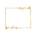 free image Golden warm gold border frame Royalty Free Stock Photo