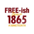 Juneteenth independence Day. June 19, 1865.