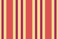 Free lines seamless stripe, horizon vertical pattern fabric. Purity textile vector background texture in yellow and pink colors Royalty Free Stock Photo