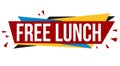 Free lunch banner design