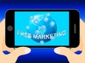Free Marketing Represents Biz EMarketing 3d Illustration Royalty Free Stock Photo