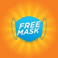 Free mask clean pop style vector