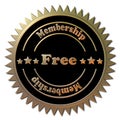 Free Membership Black