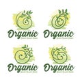 Free organic logo tamplate