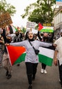 Free Palestine Gaza Rally Royalty Free Stock Photo