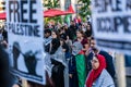 Free Palestine March, asking for the liberation from Israeli occupation