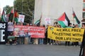 Free Palestine Rally Washington Square park Royalty Free Stock Photo