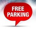 Free Parking Red Bubble Background Royalty Free Stock Photo