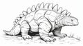 Free Printable Dinosaur Coloring Pages For Boys Royalty Free Stock Photo