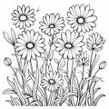 Free Printable Flower Coloring Pages For Adults: Tranquil Gardenscapes And Whimsical Cartoons