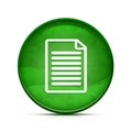 Free quote page icon on classy splash green round button illustration Royalty Free Stock Photo