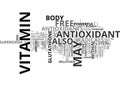 Free Radicals The Enemy Within Text Background Word Cloud Concept