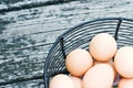 Free Range Eggs Royalty Free Stock Photo