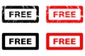 Free rubber stamp Royalty Free Stock Photo