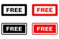 Free rubber stamp Royalty Free Stock Photo