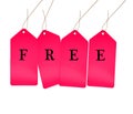 Free sales tag Royalty Free Stock Photo