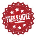 Free sample grunge label, sticker Royalty Free Stock Photo