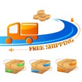 Free Shipping Royalty Free Stock Photo