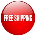 free shipping button Royalty Free Stock Photo