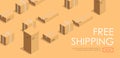 Free shipping and delivery on time, logistics web