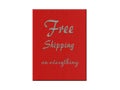 Free Shipping on everything Illustration Royalty Free Stock Photo