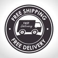 free shipping fast delivery banner