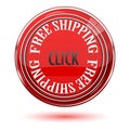 Free shipping icon Royalty Free Stock Photo