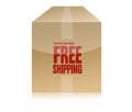 Free shipping limited time only Royalty Free Stock Photo