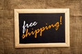 Free shipping Royalty Free Stock Photo