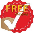 Free shipping Royalty Free Stock Photo