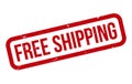 Free Shipping Rubber Grunge Stamp Seal Vector Illustration Royalty Free Stock Photo