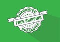 Free shipping rubber stamp icon Royalty Free Stock Photo